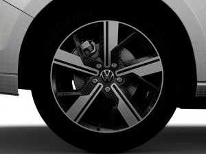 Volkswagen Caddy Life 2021 wheel 3D Model