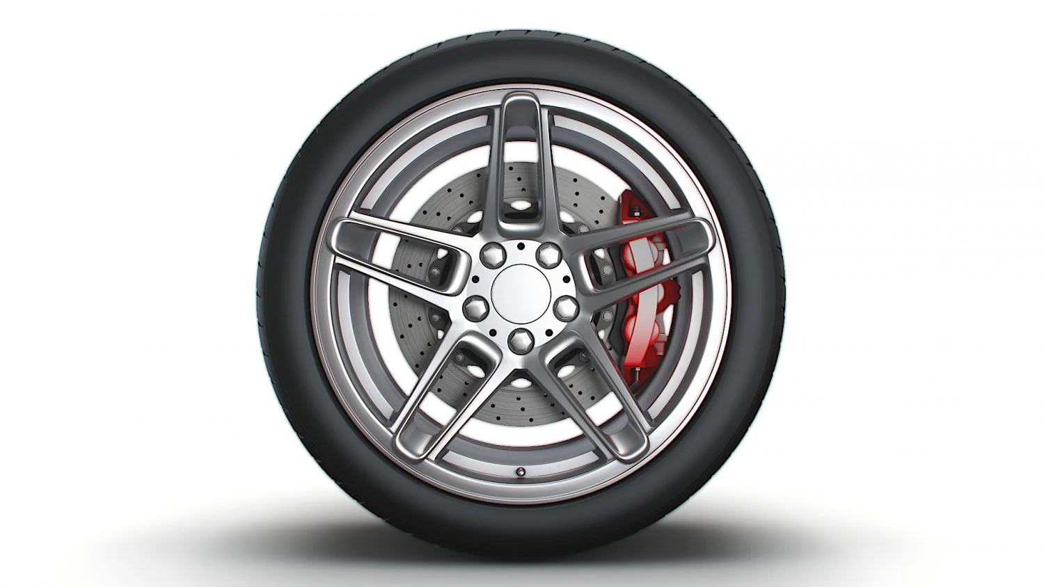 AC SCHNITZER type II wheel 3D Model .c4d .max .obj .3ds .fbx .stl .blend