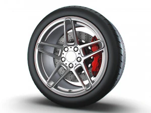 AC SCHNITZER type II wheel 3D Model
