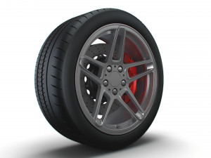 AC SCHNITZER type II wheel 3D Модель