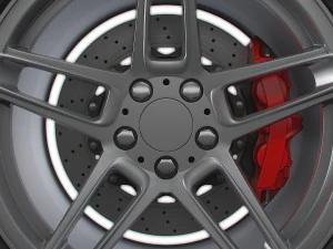 AC SCHNITZER type II wheel 3D Model