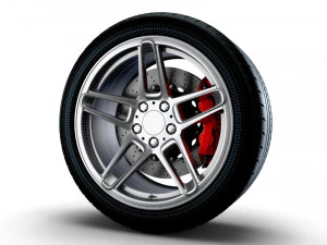 AC SCHNITZER type II wheel 3D Model