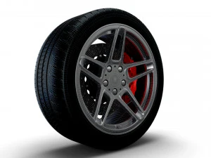 AC SCHNITZER type II wheel 3D Model