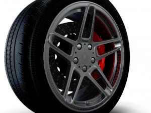AC SCHNITZER type II wheel 3D Model