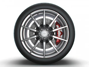 American Muscle Gt350 tekerleği 3D Model