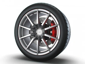 American Muscle Gt350 wheel 3D Model