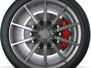 American Muscle Gt350 wheel Modelo 3D
