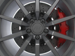 American Muscle Gt350 wheel Modelo 3D