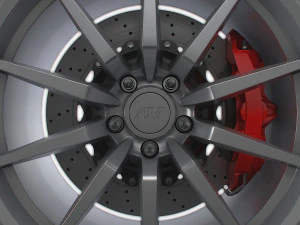American Muscle Gt350 wheel 3D Model