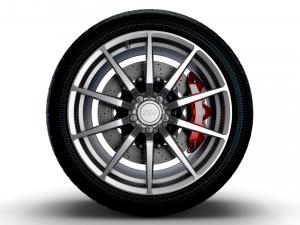 American Muscle Gt350 wheel Modelo 3D