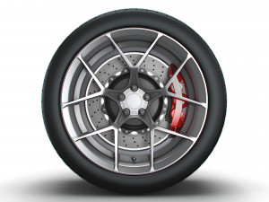 American Racing AR924 wheel Model 3D