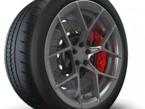 American Racing AR924 wheel 3D Model