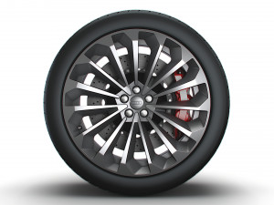 Audi E Tron wheel 3D Model