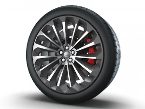 Audi E Tron wheel 3D Model