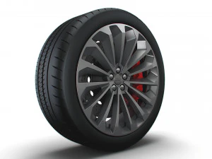 Audi E Tron wheel 3D Model