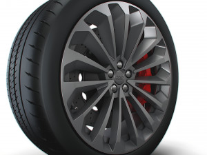 Audi E Tron wheel 3D Model