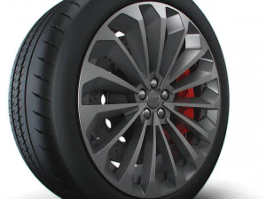 Audi E Tron wheel 3D Model