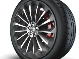 Audi E Tron wheel 3D Model