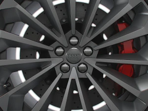 Audi E Tron wheel 3D Model