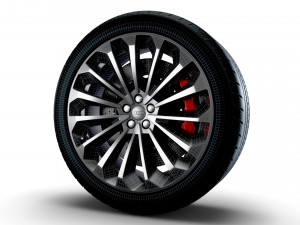 Audi E Tron wheel 3D Model
