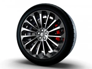 Audi E Tron wheel 3D Model