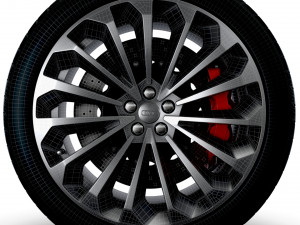 Audi E Tron wheel 3D Model