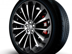 Audi E Tron wheel 3D Model