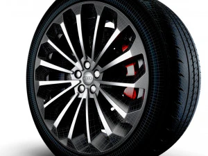 Audi E Tron wheel 3D Model