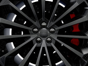 Audi E Tron wheel 3D Model
