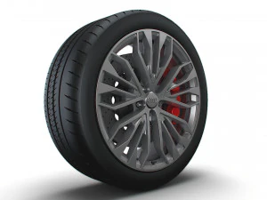 Audi R8 RS wheel 3D Model