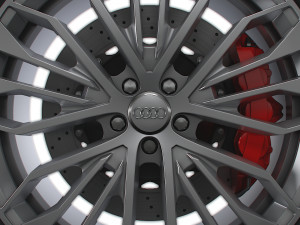 Audi R8 RS wheel 3D Model