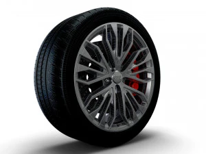 Audi R8 RS wheel 3D Model