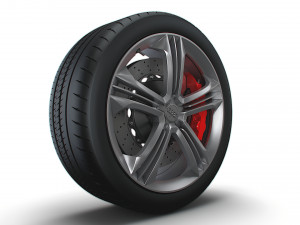 Audi R8 wheel 3D Model