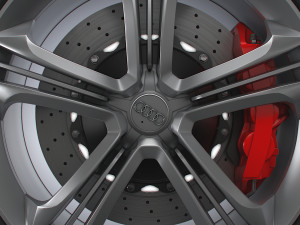 Audi R8 wheel 3D Model