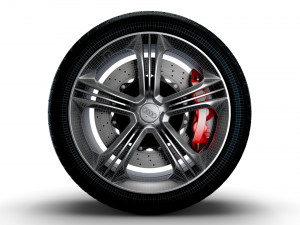 Audi R8 wheel 3D Model