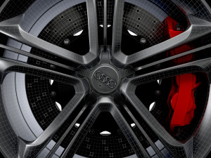 Audi R8 wheel 3D Model