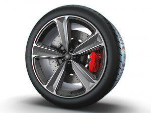 Audi RS5 wheel 3D Модель