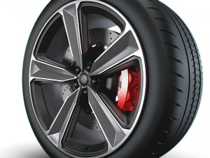 Audi RS5 wheel 3D Model