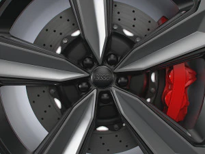 Audi RS5 wheel 3D Model
