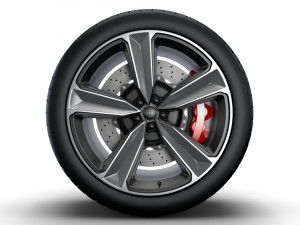 Audi RS5 wheel 3D Модель