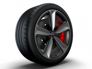 Audi RS5 wheel 3D Модель