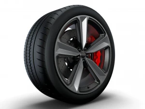 Audi RS5 wheel 3D Model