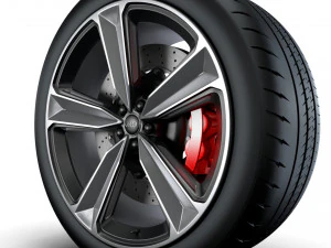 Audi RS5 wheel 3D Model