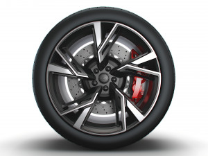 Audi RS6 wheel 3D Model