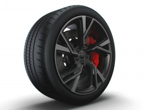 Audi RS6 wheel Model 3D
