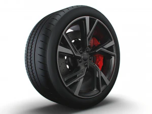 Audi RS6 wheel 3D Model