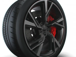 Audi RS6 wheel 3D Model