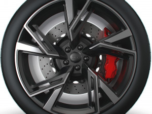 Audi RS6 wheel Model 3D