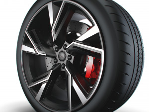 Audi RS6 wheel Model 3D