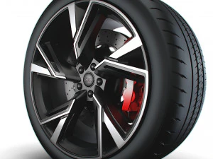 Audi RS6 wheel 3D Model